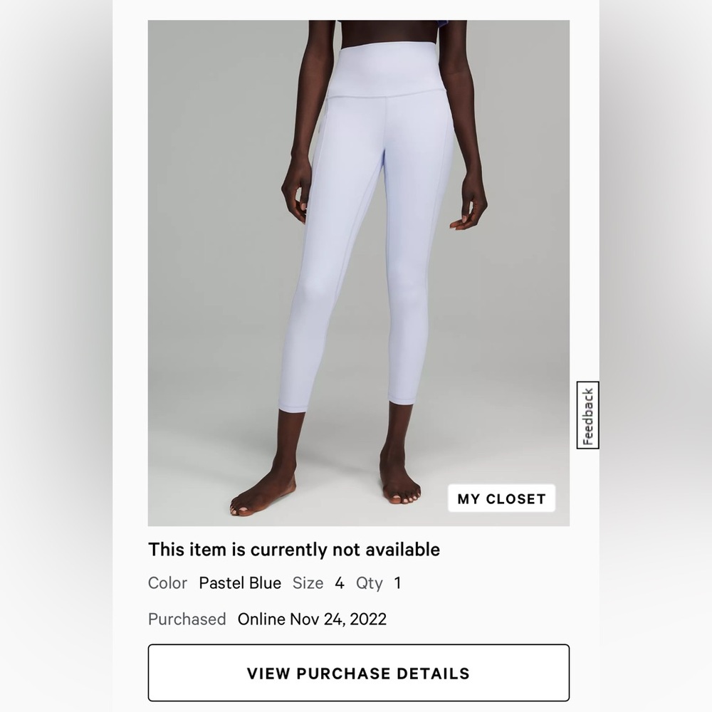 Lululemon Align High Rise Pant with Pockets